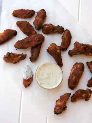 Carolina Reaper Baked Chicken Wings