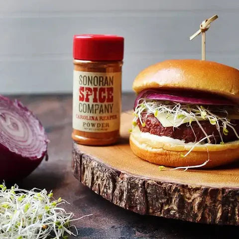 Carolina Reaper Veggie Burger