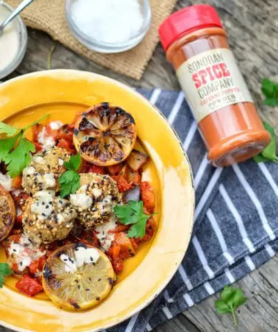 Falafels With Cayenne Pepper Ratatouille