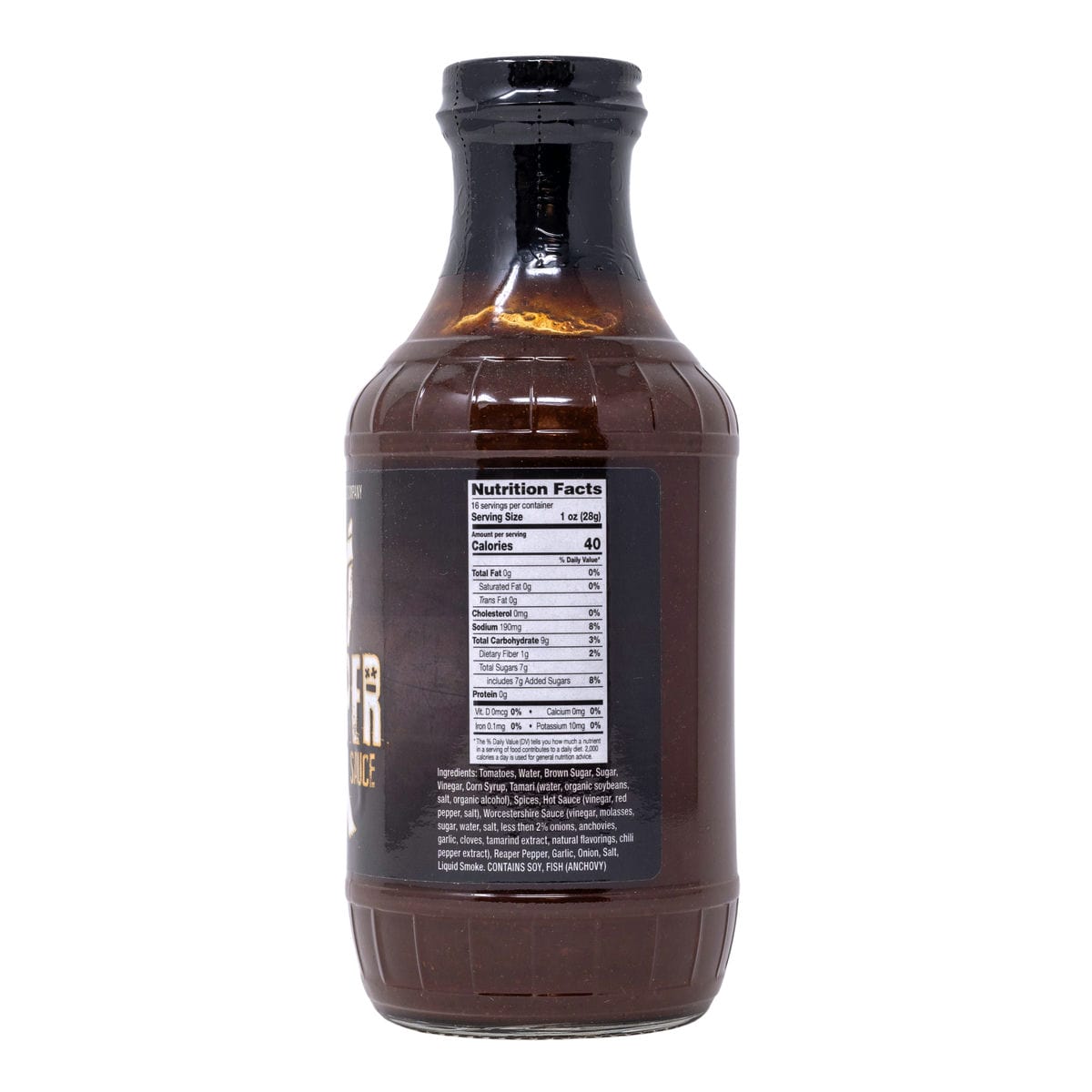 CaJohns The Reaper BBQ Sauce Nutrition