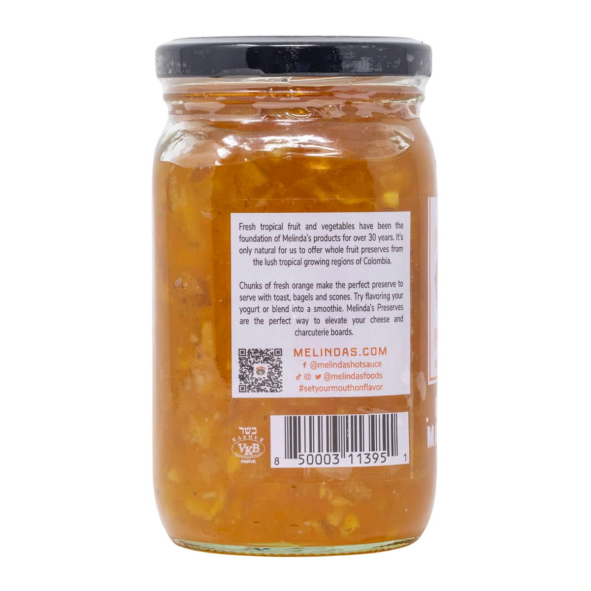 Melinda’s Whole Fruit Preserves Orange Marmalade Description