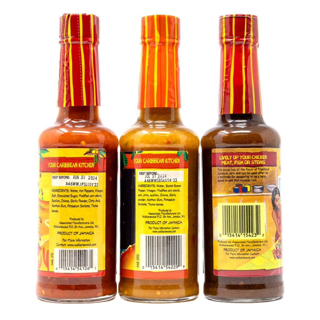 Walkerswood Hot Sauce 3-Pack
