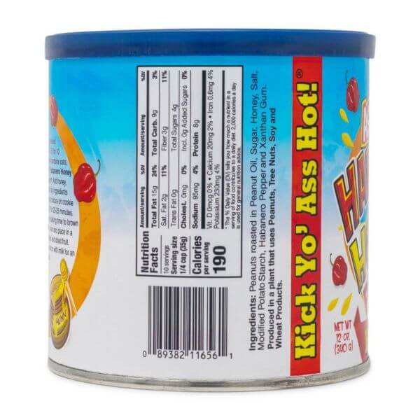 Ass Kickin' Habanero Honey Roasted Peanuts