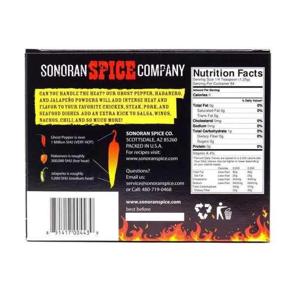 Hot Pepper Powder 3.75 oz Gift Box Sonoran Spice