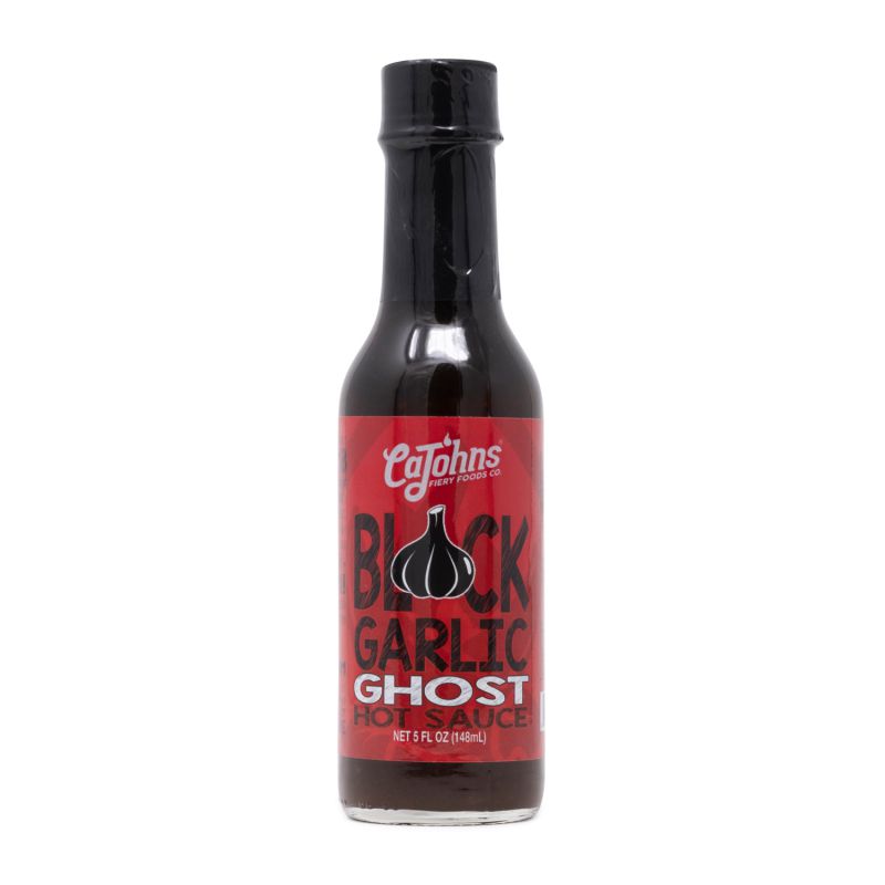 CaJohns Black Garlic Ghost Pepper Hot Sauce