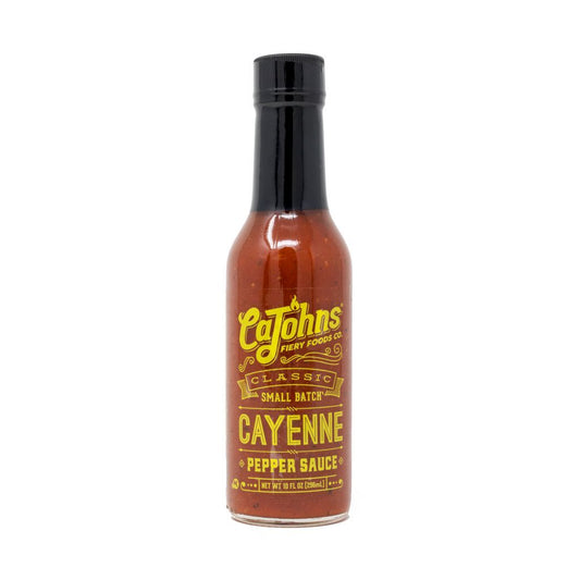 CaJohns Classic Small Batch Cayenne Pepper Hot Sauce Hot Sauce CaJohns Fiery Foods Co.