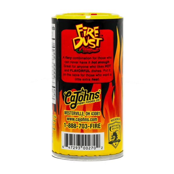 CaJohn&#39;s Fire Dust Habanero No Salt Spice Blend Seasoning
