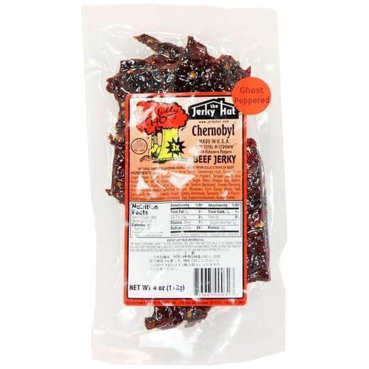 Ghost Pepper and Habanero Chernobyl Beef Jerky 4 oz Spicy Jerky Sonoran Spice