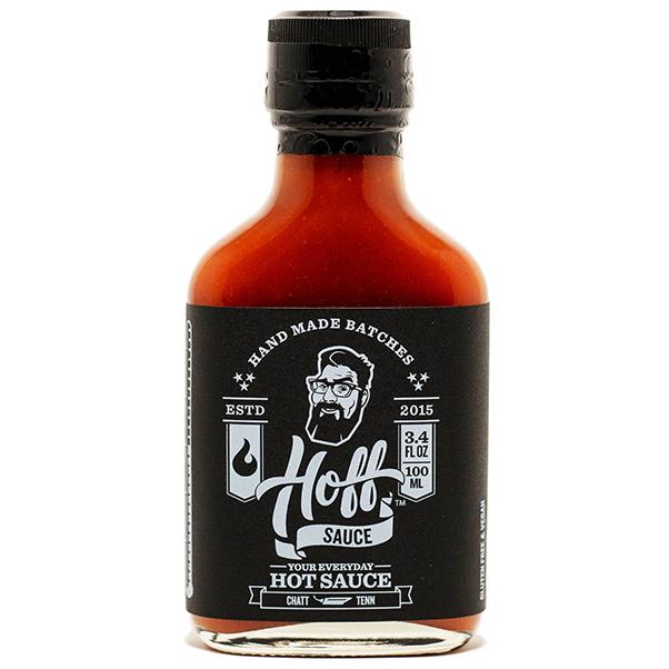 Hoff Sauce Mini Flask 3.4 Oz Hot Sauce The Hoff &amp; Pepper 