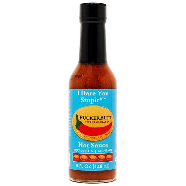 PuckerButt's I Dare You Stupit Hot Sauce Hot Sauce PuckerButt Pepper Company