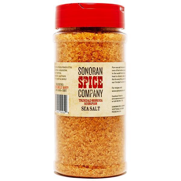 Trinidad Moruga Scorpion Pepper Sea Salt Infused Sea Salt Sonoran Spice 1.5 Lbs 