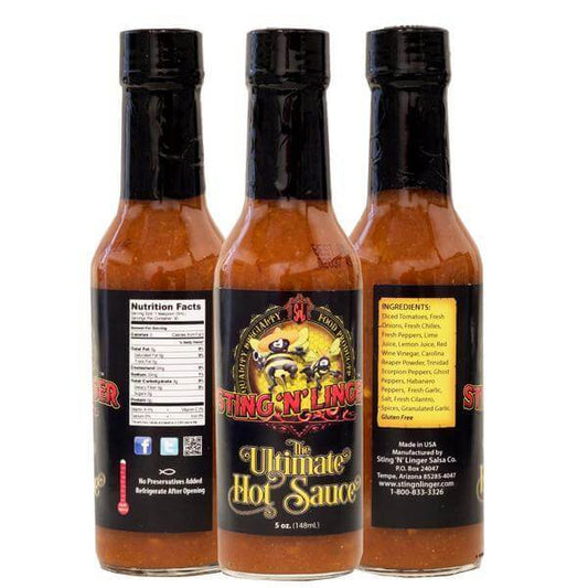 Ultimate Carolina Reaper Hot Sauce Hot Sauce Sting N' Linger