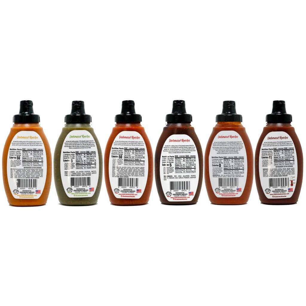 Underwood Ranches Hot Sauce & BBQ Sauce 6 Pack Hot Sauce Sonoran Spice