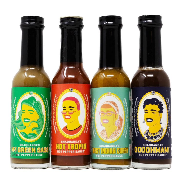 Shaquanda 4 pack front of bottles 