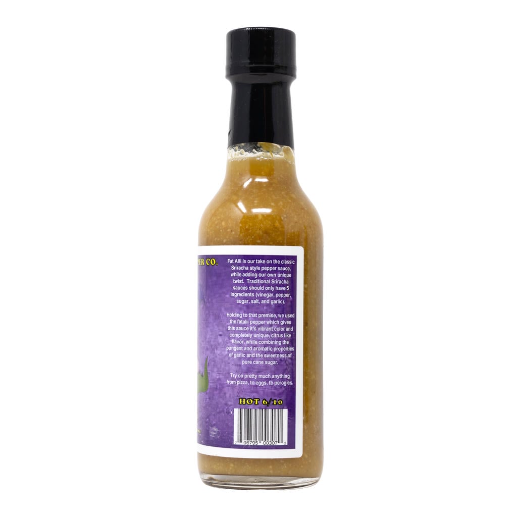 Angry Goat Pepper Co. Fat Alli side