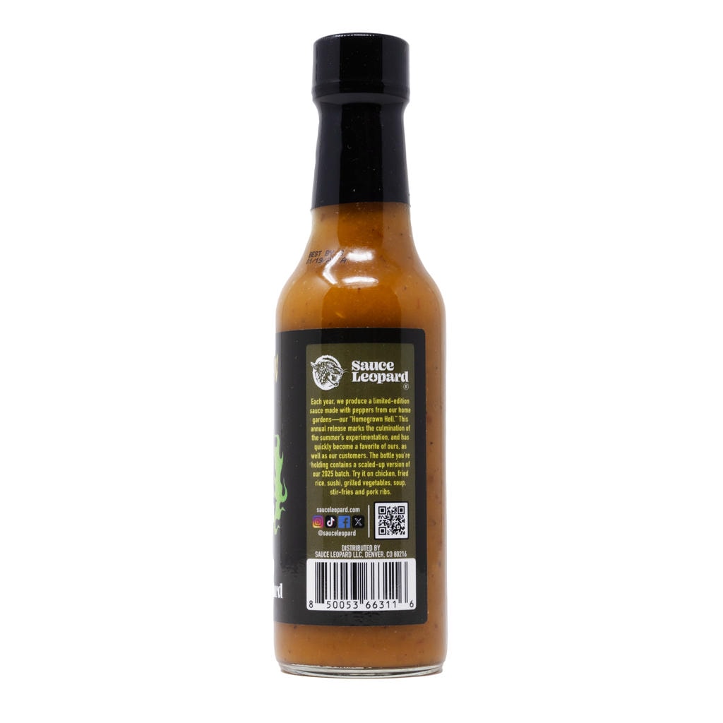 Homegrown Hell Sichuan Tangerine Hot Sauce by Sauce Leopard