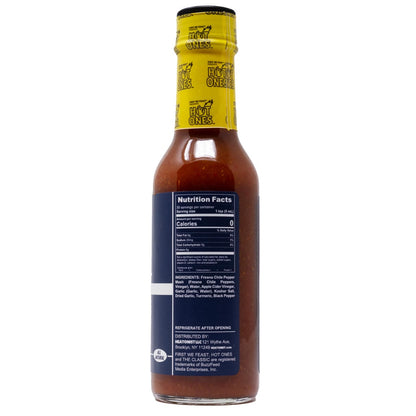 Hot Ones The Classic Garlic Fresno Hot Sauce nutrition