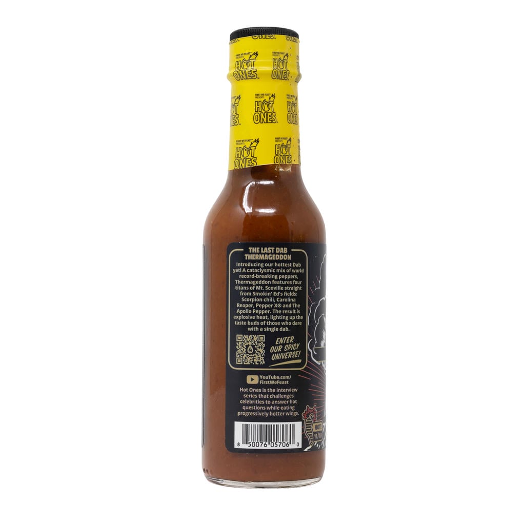 Hot Ones - The Last Dab Thermageddon bottle side 2
