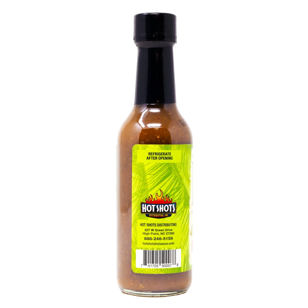 Key West Key Lime Hot Sauce side bottle 