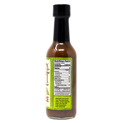 Key West Key Lime Hot Sauce nutritional label