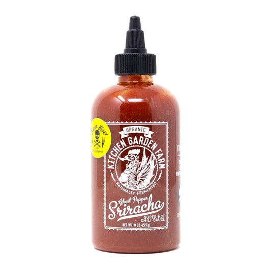 Kitchen Garden Farm Ghost Pepper Sriracha bottle front