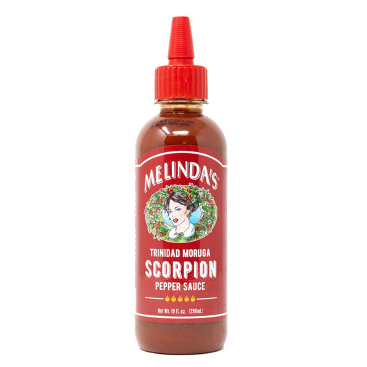 Melinda's Trinidad Moruga Scorpion Hot Sauce front of bottle 