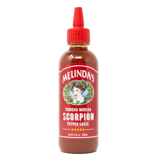Melinda's Trinidad Moruga Scorpion Hot Sauce front of bottle 