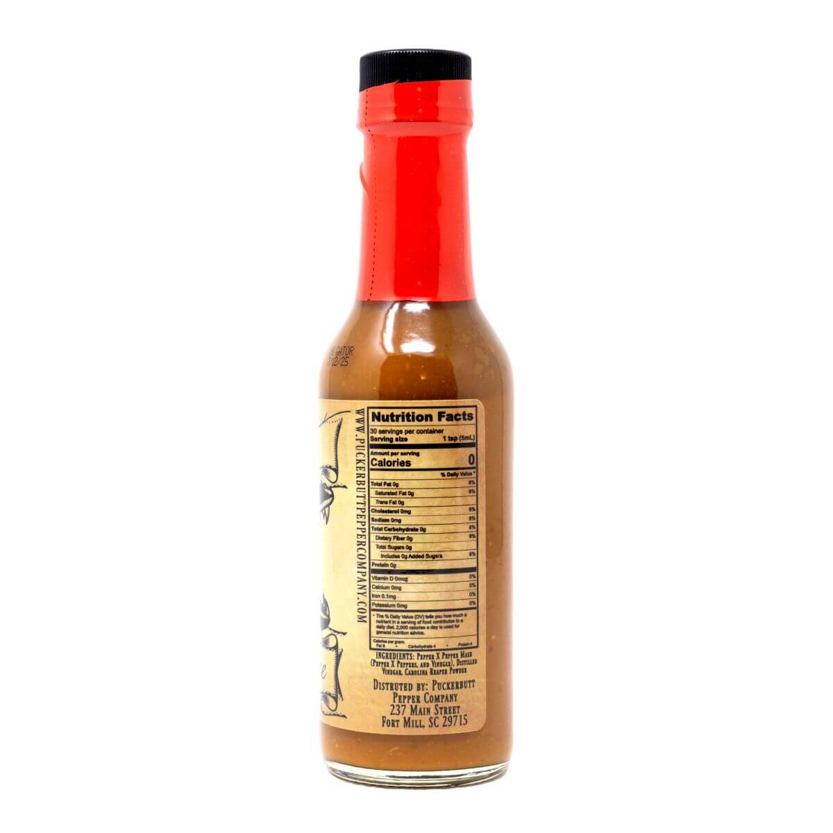 Puckerbutt Pepper X Gator Extreme Hot Sauce 5 fl oz Sonoran Spice