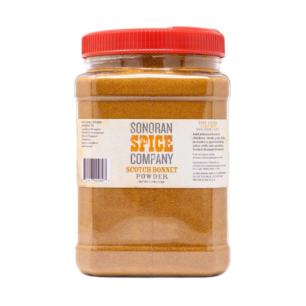 Scotch Bonnet Powder - 100% Pure Ground Scotch Bonnet Peppers – Sonoran ...