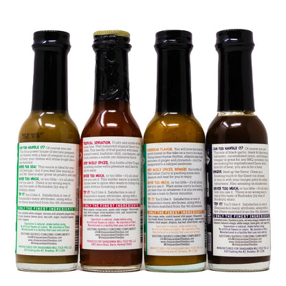 Shaquanda 4 pack back of bottles