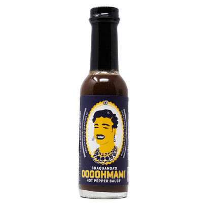 Shaquanda's OOOOHMAMI Hot Pepper Sauce front bottle 