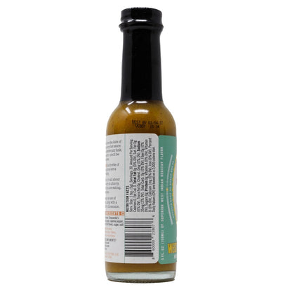 Shaquanda's West Indian Curry Hot Pepper Sauce nutritional label