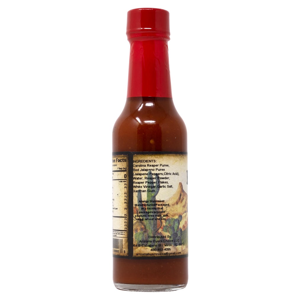 Southwest Traditions Carolina Reaper Hot Sauce side two
