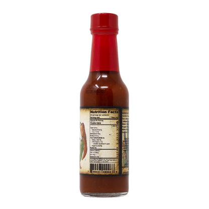 Southwest Traditions Carolina Reaper Hot Sauce nutrition label bottle