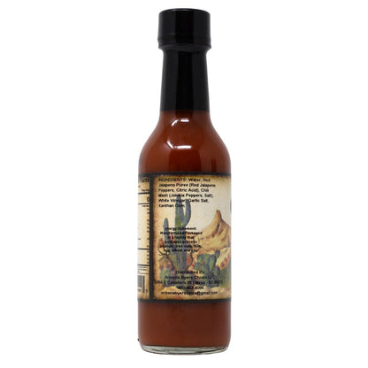 Southwest Traditions Ghost Pepper Hot Sauce bottle side