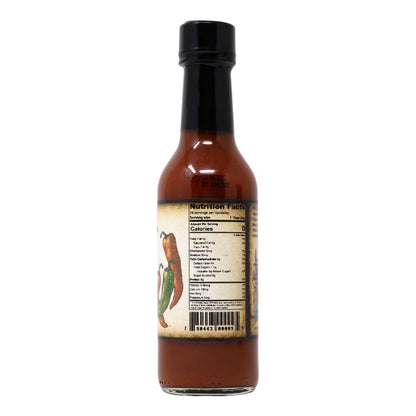 Southwest Traditions Ghost Pepper Hot Sauce nutrition label