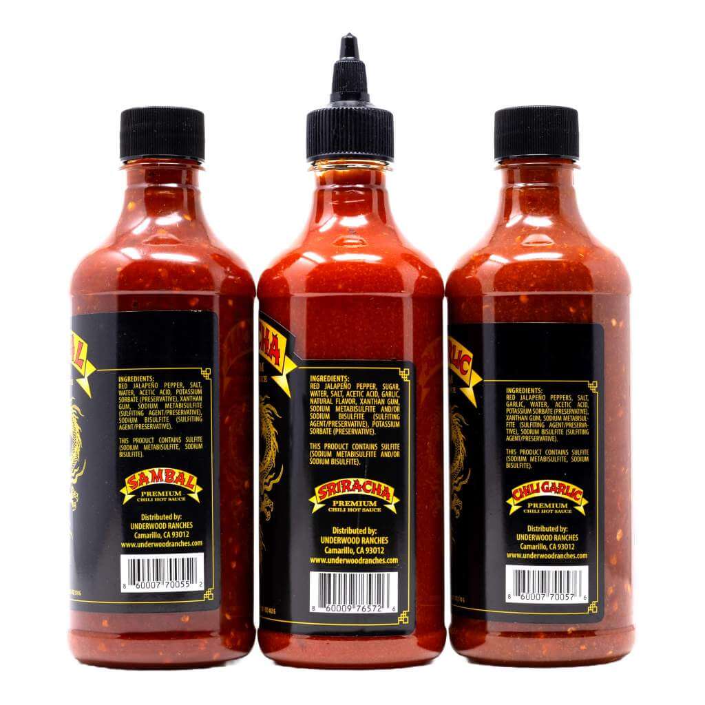 Underwood Ranches Hot Sauce 3 Pack