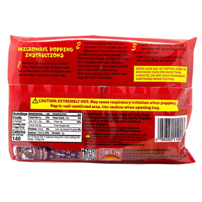 Ass Kickin' Carolina Reaper Popcorn Back