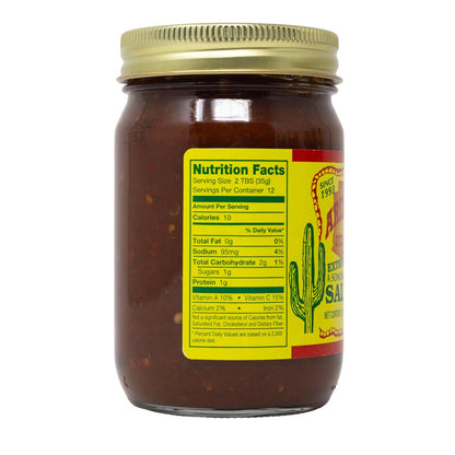 AZ Byers Choice Extra Hot nutrition label