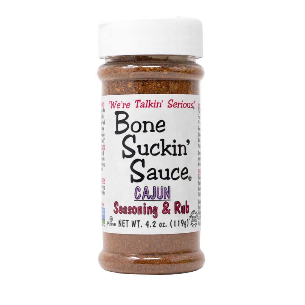 Bone Suckin' Cajun Seasoning and Rub front 