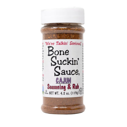 Bone Suckin' Cajun Seasoning and Rub front 