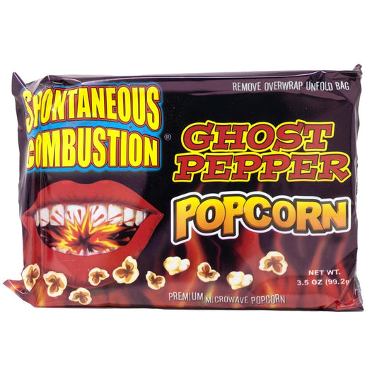 spontaneous combustion ghost pepper popcorn front 