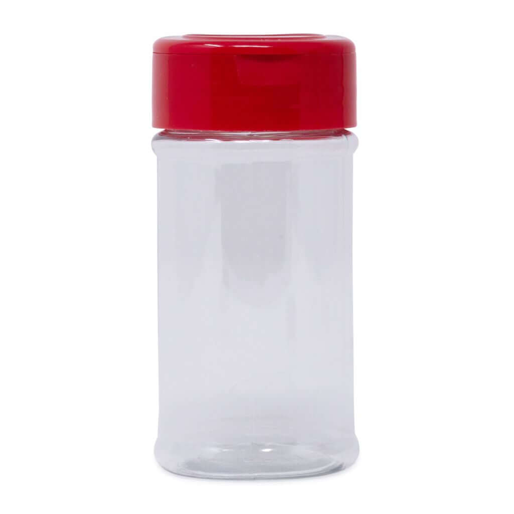 Buy 3.5 Fl Oz Empty Plastic Spice Jars With Red Caps - Sonoran Spice