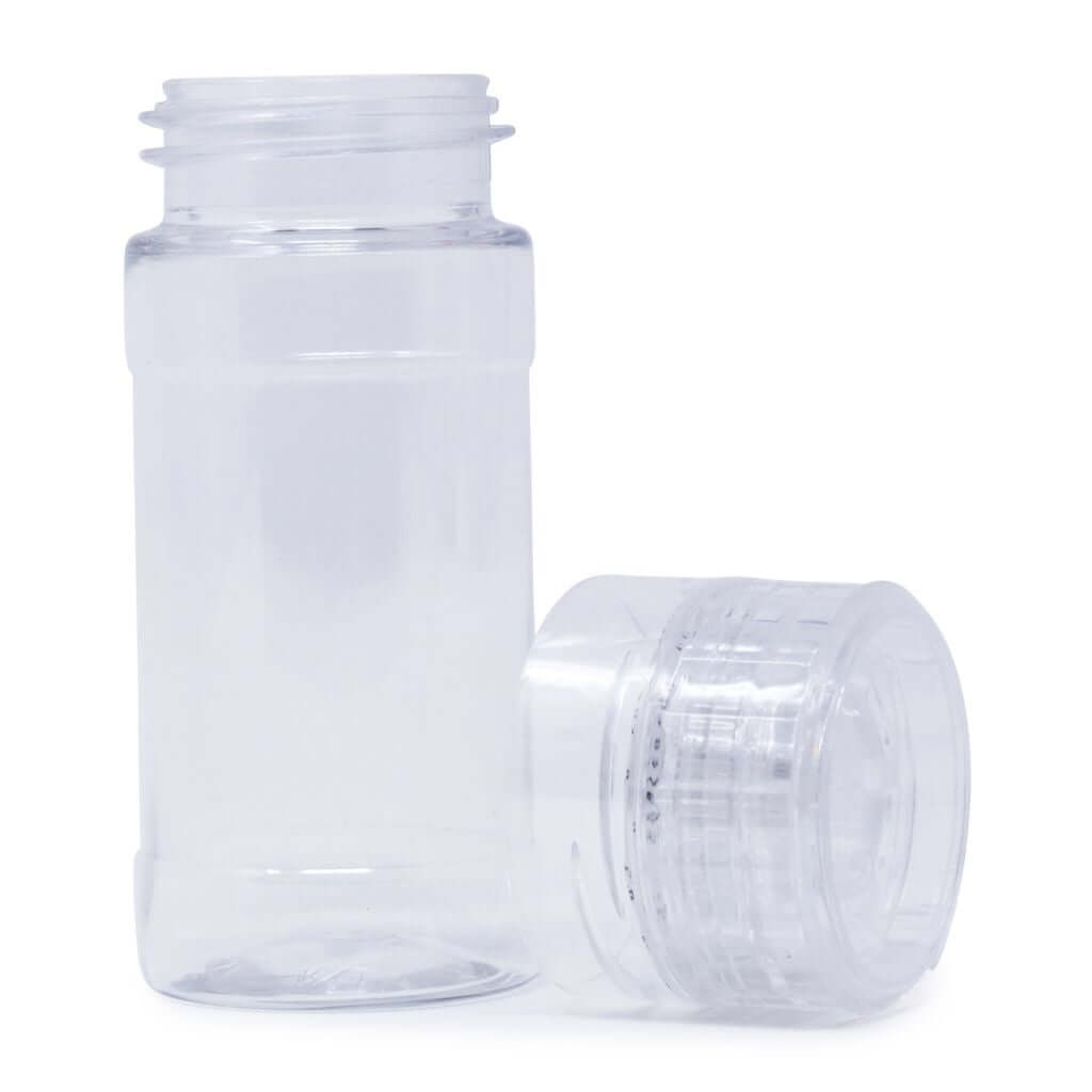 Vetri 6 oz Glass Salt / Pepper Grinder - 1 3/4 inch x 1 3/4 inch x 5 3/4 inch - 1 Count Box, Clear