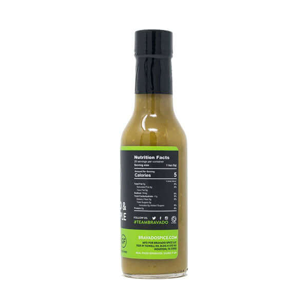 Bravado Jalapeno and Green Apple Hot Sauce Sonoran Spice