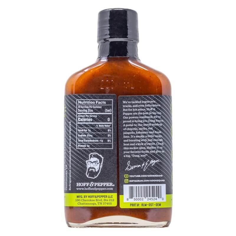 Hoff Dang Goonzquad Chipotle Lime Hot Sauce Sonoran Spice