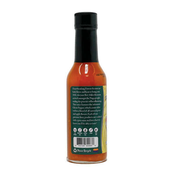 Heartbreaking Dawns 1841 Ghost Pepper Hot Sauce Hot Sauce Heartbreaking Dawn's 