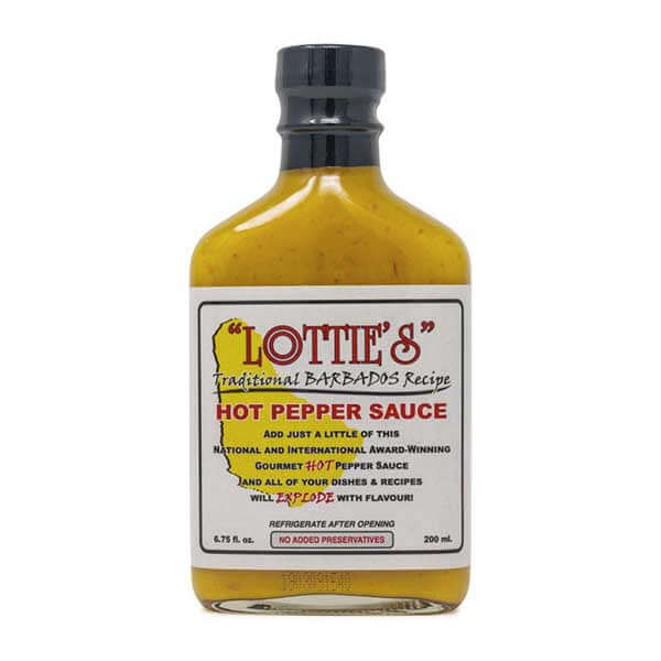 Lottie's Traditional Barbados Yellow Hot Pepper Sauce