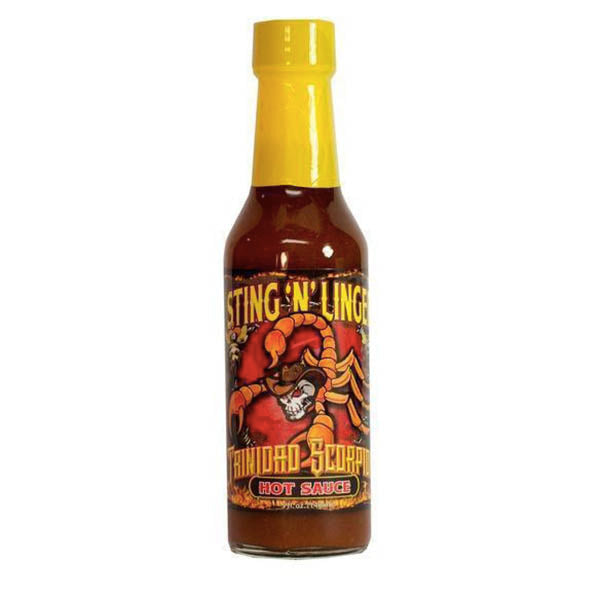 Trinidad Scorpion Hot Sauce Hot Sauce Sting N&#39; Linger 