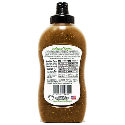 Underwood Ranches Verde Hot Sauce 16 Oz